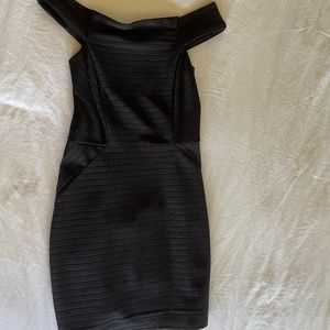 Off shoulder Topshop Black Dress